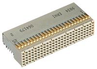 354148-5352152-1 ERNI, ERmet 2mm Pitch Hard Metric Type B Backplane Connector, Female, Right Angle, 5 Row, 110 Way