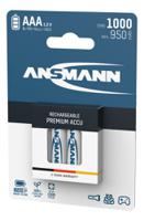 5030882 Ansmann MaxE NiMH Rechargeable AAA Battery, 1Ah, 1.2V