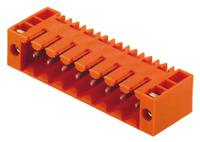 1607040000 Weidmuller, 3.5mm Pitch, OMNIMATE SL, 2 Way, Right Angle, Pluggable Terminal Block, Header, Through Hole, Solder