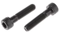 275-096 RS PRO Black, Self-Colour Steel Hex Socket Cap Screw, DIN 912, M10 x 45mm