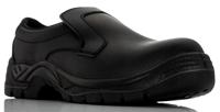 r503-08 RS PRO Unisex Black Steel Toe Capped Safety Shoes, UK 8, EU 42