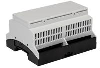 2202525 Phoenix Contact Vented Enclosure Type BC Series , 89.7 x 107.6 x 62.2mm, Polycarbonate DIN Rail Enclosure Kit