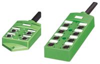 1517165 Phoenix Contact SACB Series Sensor Box, M12, 5m cable, 4 way, 8 port