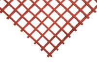 co030605 Coba Europe Red Anti-Slip PVC Mat, Cross Ribbed Finish 5m x 0.6m x 12mm