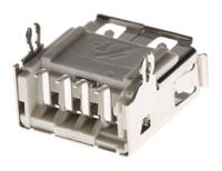 87583-2010blf Amphenol Communications Solutions Right Angle, SMT, Socket- Single Port Type A 2.0 USB Connector