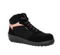07balmie8724pt39 Parade BALMIE Black Steel Toe Capped Women's Ankle Safety Boots, UK 6, EU 39