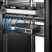 cabshelf116v2pk StarTech.com CABSHELF Series Black Shelf, 1U, 20kg Load, 483mm x 400mm