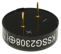 767-5373 RS PRO 8Ω 0.1W Miniature Speaker 23mm Dia. , 3.3mm Lead Length, 23 (Dia.) x 8.4mm