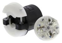 hbl2321 Hubbell USA Mains Plug, 20A Black, Cable Mount Nylon Screw, 250 V
