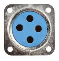 5337-600-06 Jaeger Circular Connector, 4 Contacts, Panel, Standard Connector, Female, IP65