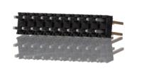 tsw-110-07-l-d Samtec TSW Series Straight Through Hole Pin Header, 20 Contact(s), 2.54 mm Pitch, 2 Row, Unshrouded