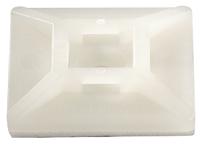 151-28449-mb4cas-pa66-na HellermannTyton Self Adhesive Natural Cable Tie Mount 29 mm x 29mm, 5.4mm Max. Cable Tie Width