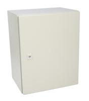 842-8447 RS PRO Steel Wall Box, IP66, 500 mm x 400 mm x 300mm