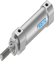 dsnu-s-16-80-p-a-mq Festo 80 mm Pneumatic Piston Rod Cylinder - 5216096 DSNU Series, Double Acting Acting