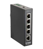 dis-100e-5w D-Link 5-Port Industrial Fast Ethernet Unmanaged Switch, Unmanaged 5 Port Ethernet Switch