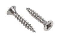 144-3507 RS PRO Pozidriv Countersunk Stainless Steel Wood Screw, A2 304, 3.5mm Thread, 20mm Length