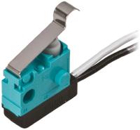 asq10238 Panasonic Simulated Roller Lever Micro Switch, Pre-wired Terminal, 100 mA @ 30 V dc, SPST, IP67