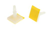 lcbsbm-7-01a2-rt LCBSBM-7-01A2-RT, 11.1mm High Nylon PCB Support for 3.18mm PCB Hole, 12.7 x 12.7mm Base