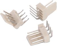 61900619521 Wurth Elektronik WR-WTB Series Right Angle Through Hole PCB Header, 6 Contact(s), 2.54 mm Pitch, 1 Row
