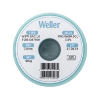 t0051387099 Weller Wire, 0.5mm Lead Free Solder, 217-221°C Melting Point