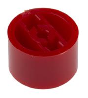 km-609 KNITTER-SWITCH Red Push Button Cap for Use with MP5 Series Push Button Switch, MPE Series Push Button Switch, 15 (Dia.)