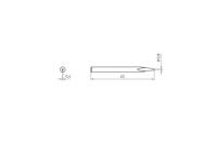 4spi15213-1 Weller 4SPI15 213 0.8 mm Pointed Soldering Iron Tip for use with SPI16