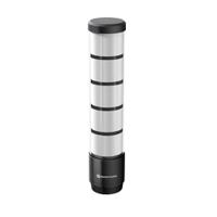 68659035 Werma RST 56 Series Blue, Green, Red, White, Yellow Buzzer Signal Tower, 5 Lights, 24 V, Base Mounting