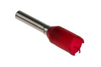 9021950000 Weidmuller Insulated Crimp Bootlace Ferrule, 8mm Pin Length, 1.4mm Pin Diameter, 1mm² Wire Size, Red