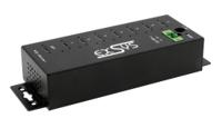 ex-1537hmvs Exsys 7 Port USB 3.2 USB C  Hub, Terminal Connector Powered, 162 x 54 x 40mm