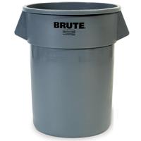 fg262000gray Rubbermaid Commercial Products BRUTE 75L Grey Polyethylene Waste Bin