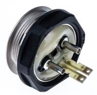 12412856 Schurter MCS 19 Series Illuminated Push Button Switch, Momentary, Panel Mount, 19mm Cutout, SPST, Green LED, 48V dc