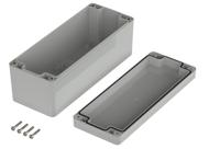 07519088-xt-190808-7035 Bopla Euromas X Series Light Grey ABS Enclosure, IP66, IP68, IK07, Light Grey Lid, 191.8 x 75.1 x 75.3mm