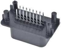 776200-1 TE Connectivity, AMPSEAL Automotive Connector Plug Black Panel Mount 23 Way, Solder Termination