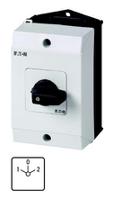 t0-3-8401-i1 3 Pole Enclosed Changeover Switch, 3NO, 20 A, 6.5 kW, IP65