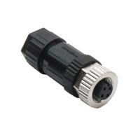 m12a-04bffb-sl7001 Amphenol Industrial Circular Connector, 4 Contacts, Cable, M12 Connector, Socket, Female, IP67, M Series
