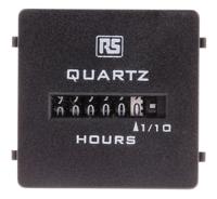 896-6898 RS PRO Hour Meter, 6 Digit Analogue, 50Hz, 10 → 80 V dc