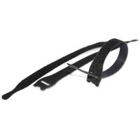 285-4562 RS PRO Cable Tie, Hook and Loop, 150mm x 20 mm, Black Fabric, Pk-25