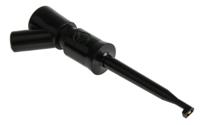 973501100-kleps-2-bu-black Hirschmann Test & Measurement Black Hook Clip with , 6A, 30 V ac, 60 V dc, 2mm Socket