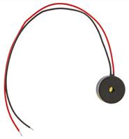 136-7930 RS PRO 80dB Wire Leads Magnetic Buzzer Component, 10 (Dia.) x 3.2mm, 1V ac Min, 3V ac Max