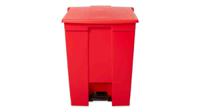 fg614500red Rubbermaid Commercial Products Legacy Step-On 68L Red Pedal Plastic Waste Bin