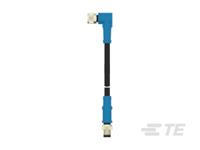 t4062114004-005 TE Connectivity Male/Female 4 way M8 to 4 way M8 Sensor Actuator Cable, 5000 mm
