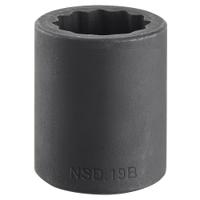nsd35b Facom 35mm, 1/2 in Drive Impact Socket, 50 mm length