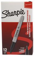 s0810930 Sharpie Fine Tip Black Marker Pen