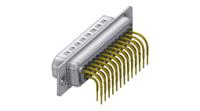 dts25pyc2 Deltron Connectors DTS 25 Way Right Angle D-sub Connector Plug, with Screw
