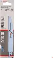2608654402 Bosch, 8 → 14 Teeth Per Inch 150mm Cutting Length Reciprocating Saw Blade, Pack of 5