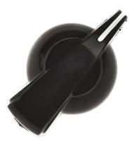 223-742 RS PRO 32mm Black Potentiometer Knob for 6.4mm Shaft