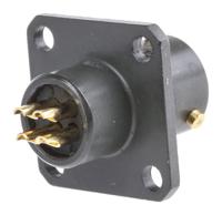 62gb-12e08-04sn Amphenol Limited, 62GB 4 Way Flange Mount MIL Spec Circular Connector Receptacle, Socket Contacts,Shell Size 8, Bayonet