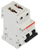2cds272061r0165 ABB S202M 2CDS2720 MCB, 2P, 16A Curve B, 440V AC, 500V DC, 10 kA Breaking Capacity