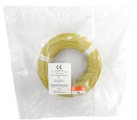 210-1257 RS PRO Yellow 2.5mm² Hook Up Wire, 462/0.08 mm, 5m, Silicone Rubber Insulation