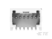 2355091-6 TE Connectivity MICRO CT Series Straight Board PCB Header, 6 Contact(s), 1.2 mm Pitch, 1 Row, Shrouded